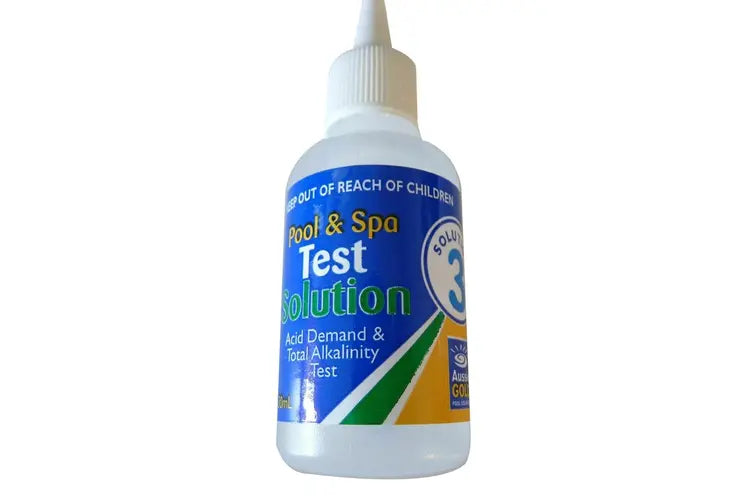 Aussie Gold Solution No.3 Acid Demand & TA 30ml Suits 4 in 1 Pool Test Kit Aussie Gold Solution No.3 Acid Demand & TA 30ml Suits 4 in 1 Pool Test Kit
